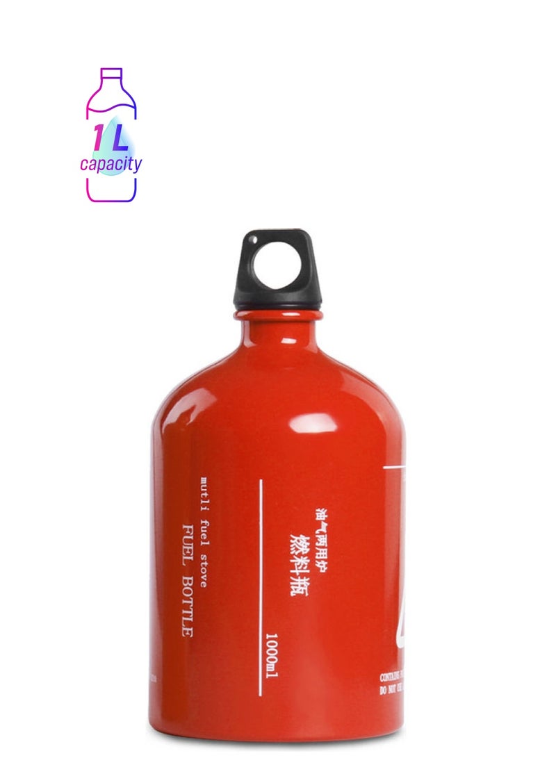 Portable Outdoor Cooking Oil Bottle Red  - Image 1