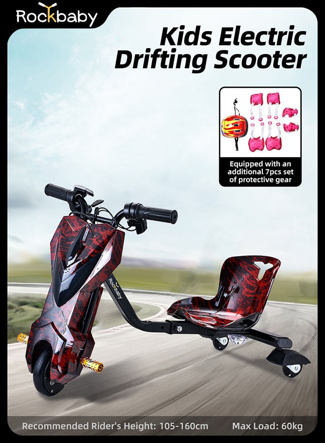 Rockbaby Mini 36V High-Power 360°Children/Adult Electric Drifting Scooter-Adjustable With Bluetooth And Protective Gear 57x44x21cm 57x44x21cm  - Image 2