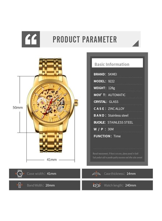 SKMEI - Men's 9222  Luxury Automatic Movement Unique Designer Watch - Image 1