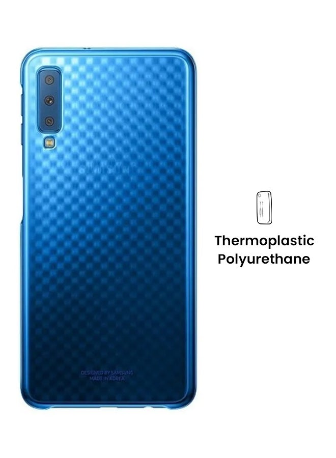 Samsung Official Gradation Cover For Samsung Galaxy A7 2018 Blue - Image 1