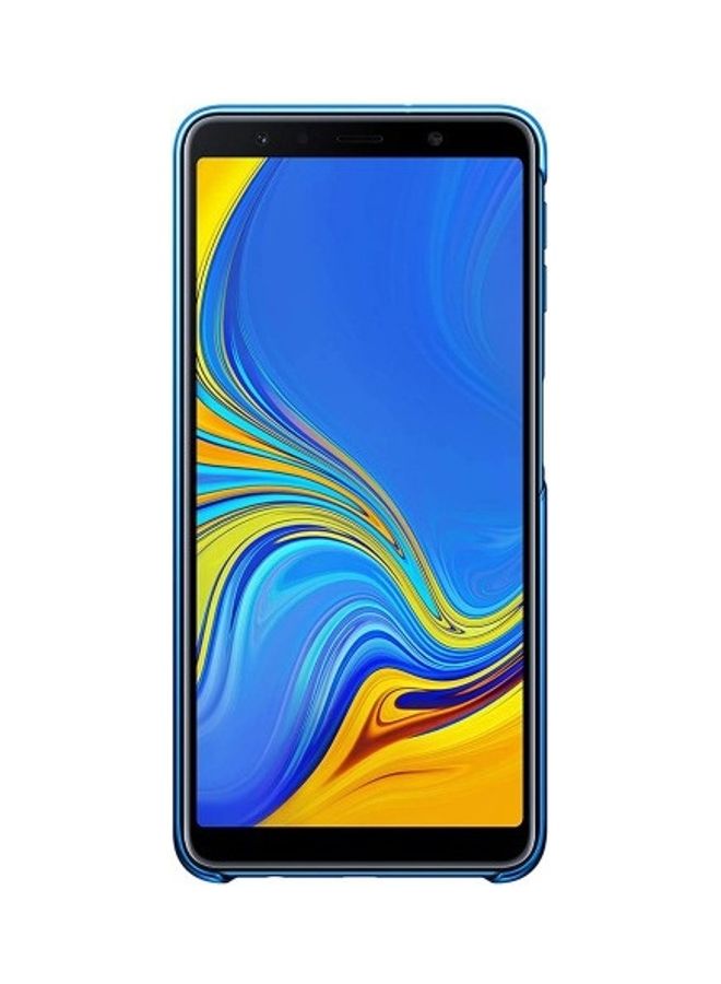 Samsung Official Gradation Cover For Samsung Galaxy A7 2018 Blue - Image 3