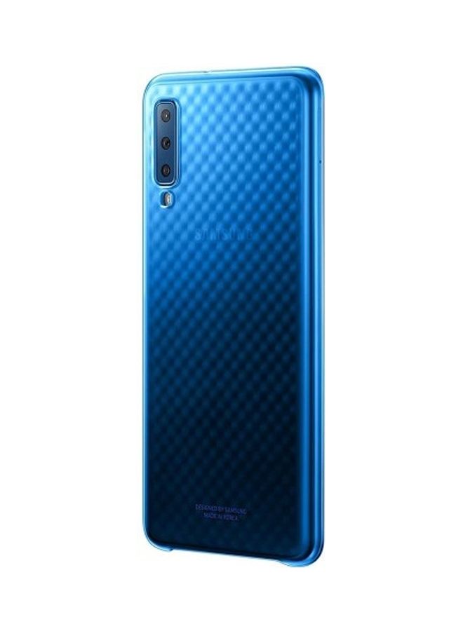 Samsung Official Gradation Cover For Samsung Galaxy A7 2018 Blue - Image 2