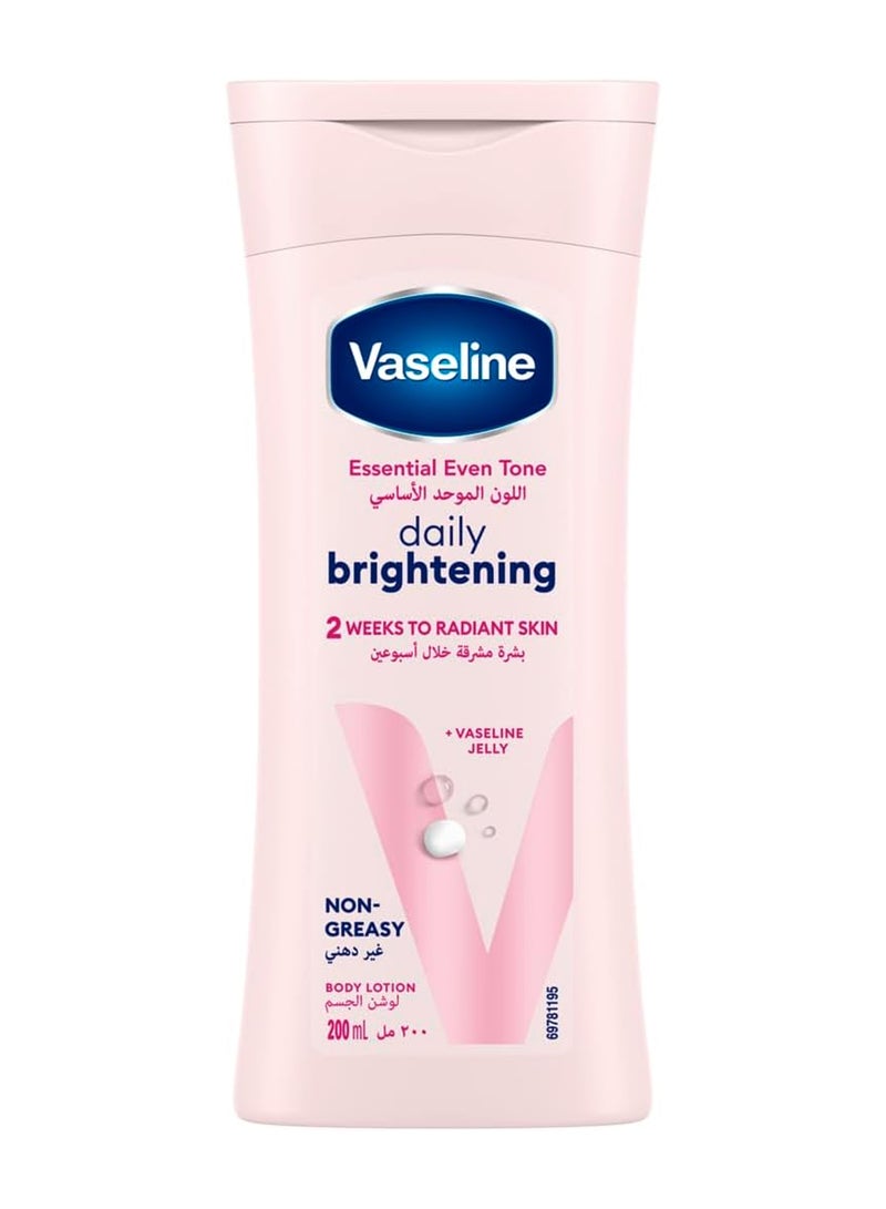 Vaseline Even Tone Body Lotion Pink 200ml  - Image 1