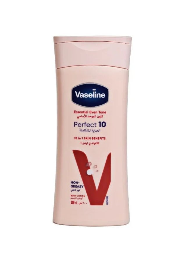 Vaseline Even Tone Body Lotion Pink 200ml  - Image 1