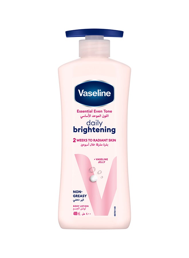فازلين لوشن تفتيح الجسم اليومي الأساسي ذو اللون الموحد 400 مل 400ملليلتر - Image 1