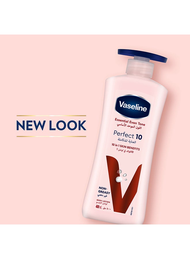 Vaseline Perfect 10 Body Lotion Pink 400ml  - Image 3