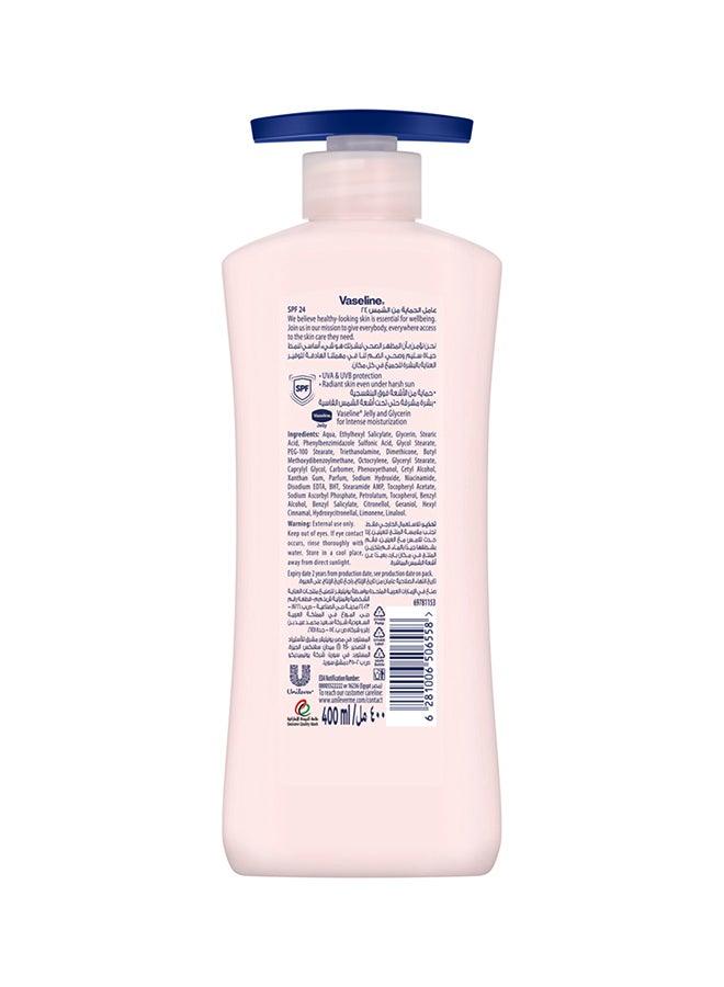 Vaseline Essential Even Tone Body Lotion  Spf 24 400ml  - Image 2