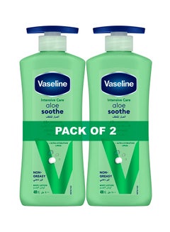 Pack Of 2 Aloe Soothe Body Lotion Green 400ml