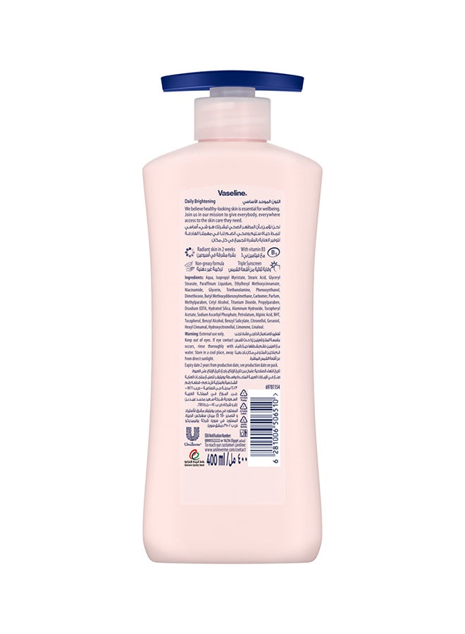 Vaseline Even Tone Body Lotion Pink 400ml Pack of 2 - Image 2