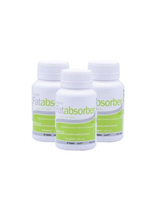 Pack Of Three Fat Absorber | A nutritional supplement consisting of Garcinia Cambogia | 30 tablets - pnsku/N43004417A/45/_/1753430074/6971ddee-9a0c-4f9c-b0ec-e1662800b49d