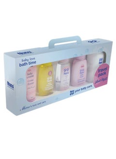 Nunu Set Of 5 Bath Time Baby Gentle Care Products Travel Pack Set For Children 