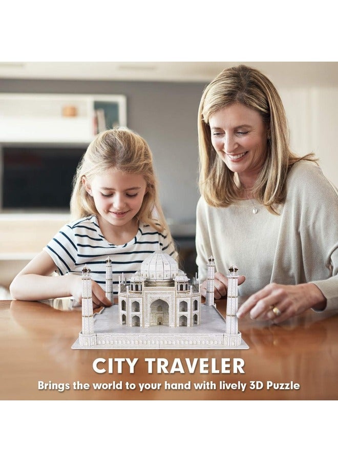 CubicFun 87-Piece Taj Mahal Shaped 3D Puzzle  - Image 4