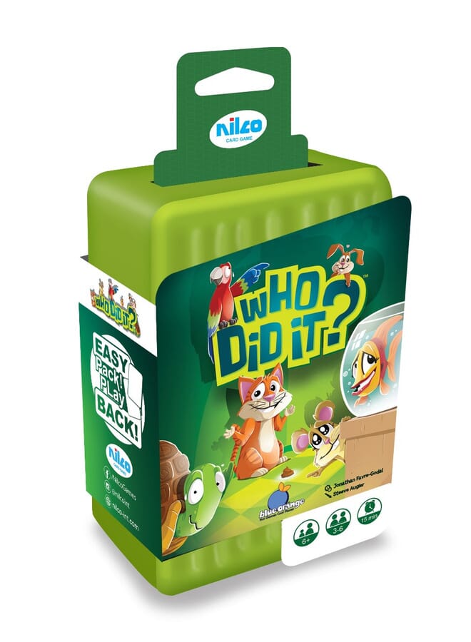 nilco Plastic Box - Who Did It 11.2x5x1.6cm 