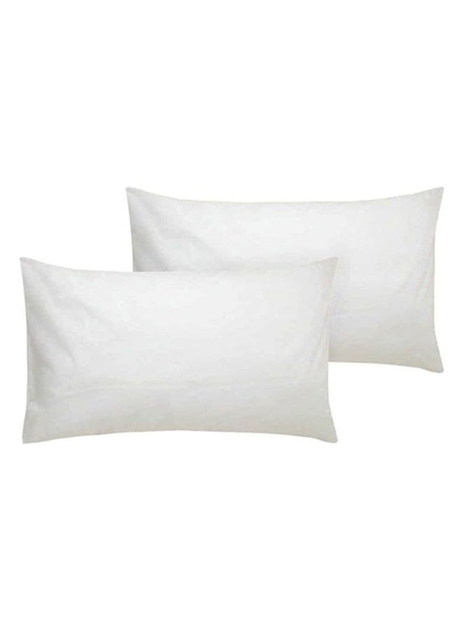 2-Piece Solid Bed Sleeping Pillow Set Cotton White 48x70cm - pnsku/N43015071A/45/_/1733036706/01b100de-fe52-492d-8567-5cd6d81befbd