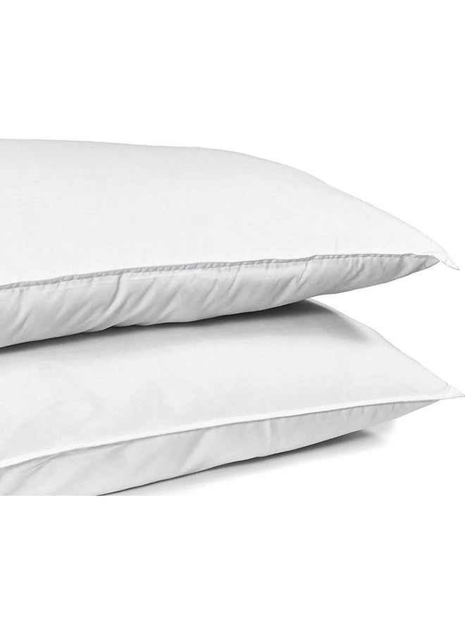 2-Piece Solid Bed Sleeping Pillow Set Cotton White 48x70cm - pnsku/N43015071A/45/_/1733036710/c1605610-bd9a-4552-bd4b-4c583e19b56e