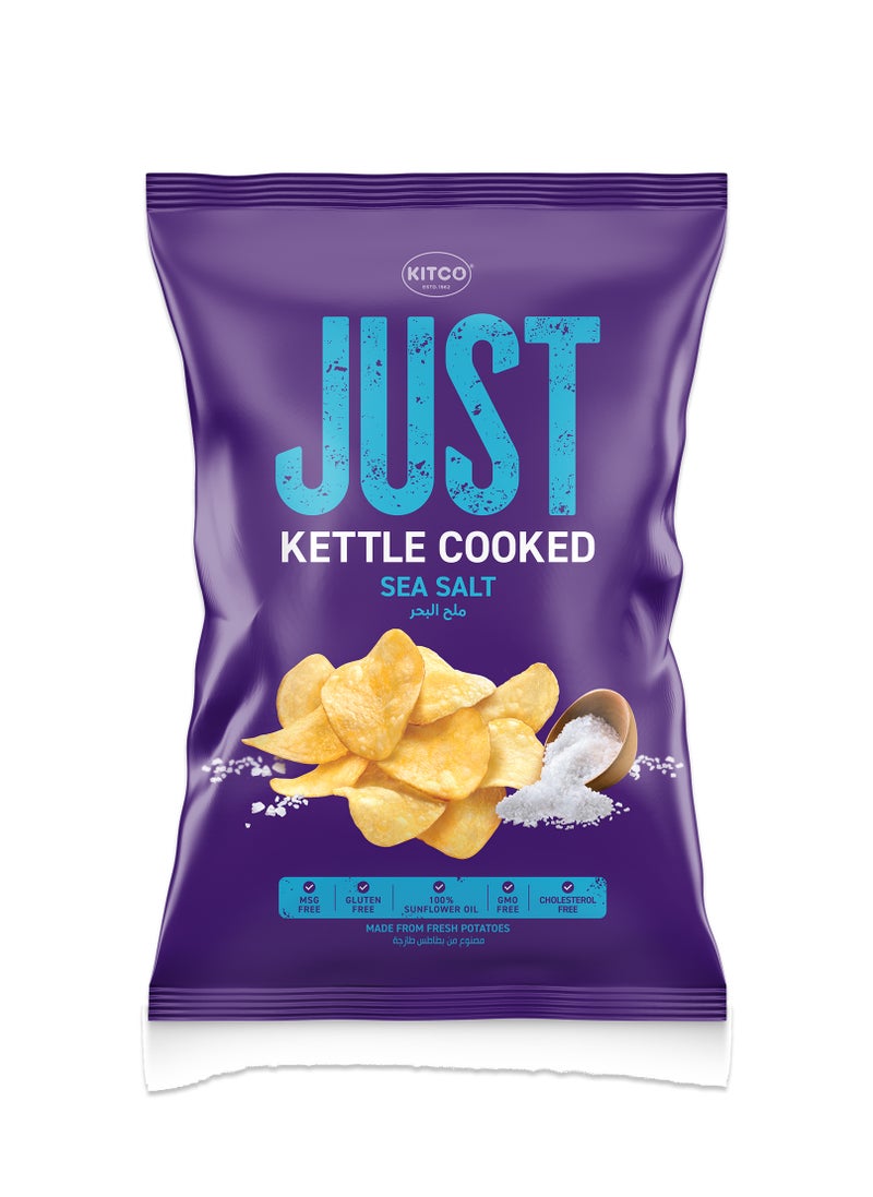 Kitco Just Kettle Cooked Sea Salt Potato Chips 150grams - Image 1