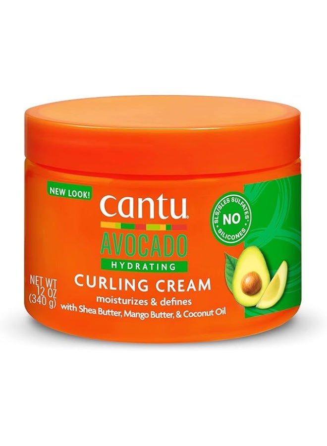 Cantu Avocado Hydrating Curling Cream 340grams - Image 1
