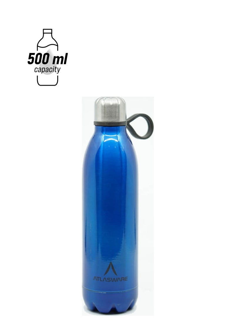 Atlasware Vacuum Flask blue 500ml  - Image 1