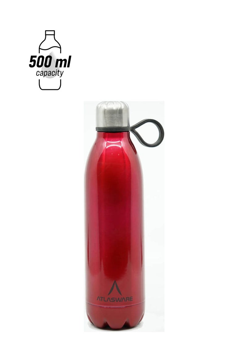 Atlasware Vacuum Flask red 500ml  - Image 1