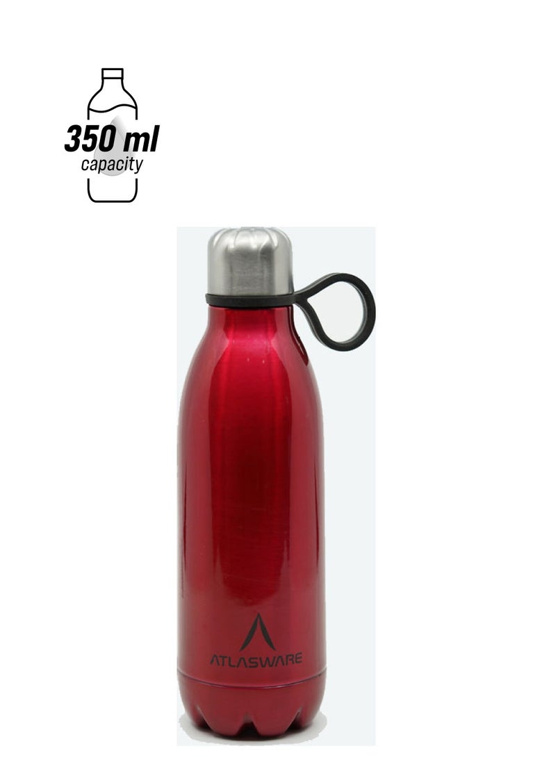 Atlasware Vacuum Flask red 350ml  - Image 1