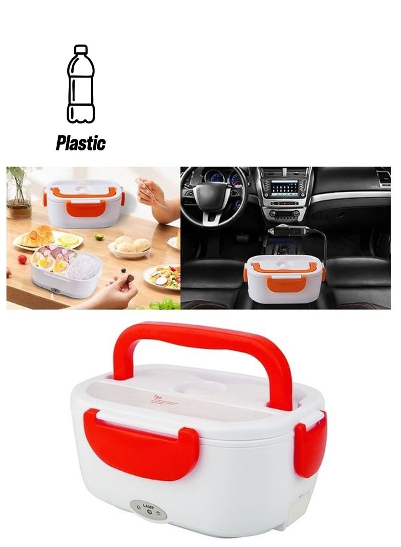 Electric Heating Food Container Red 26 x 17 x 26cm - Image 1
