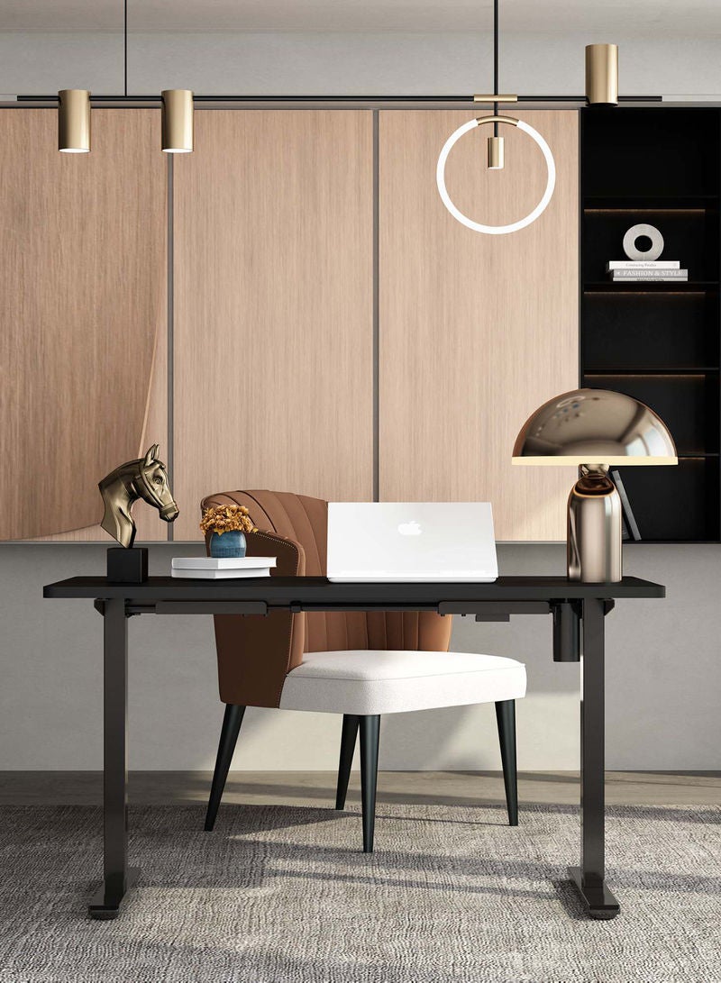 Switch - Height Adjustable Desk Computer Table Used As Study Office Table Or Gaming Table, Tabletop Size 120*60 Black Height Adjustable Range: 70Cm-120Cm Single Motor Black - Image 1