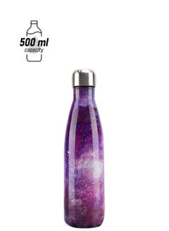 Vacuum Insulated Double Wall Stainless Steel Water Bottle Multicolour 500ml