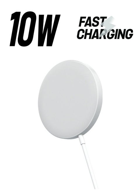 Magnetic Magsafe Charger For IPhone 12 Series White