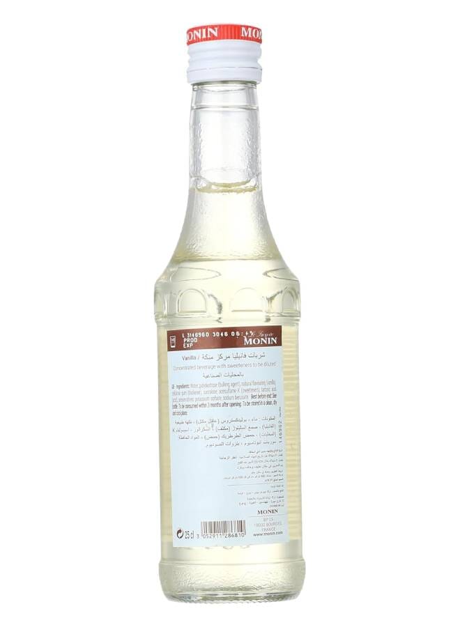 مونين شراب الفانيليا العضوي الخالي من السكر 250ملليلتر - Image 2