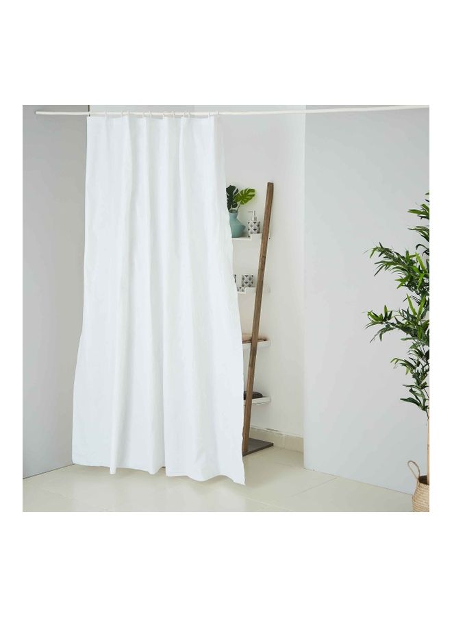 Home Box Shower Curtain White 200 x 180cm - Image 1
