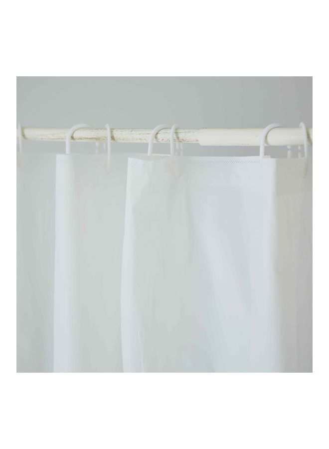 Home Box Shower Curtain White 200 x 180cm - Image 2