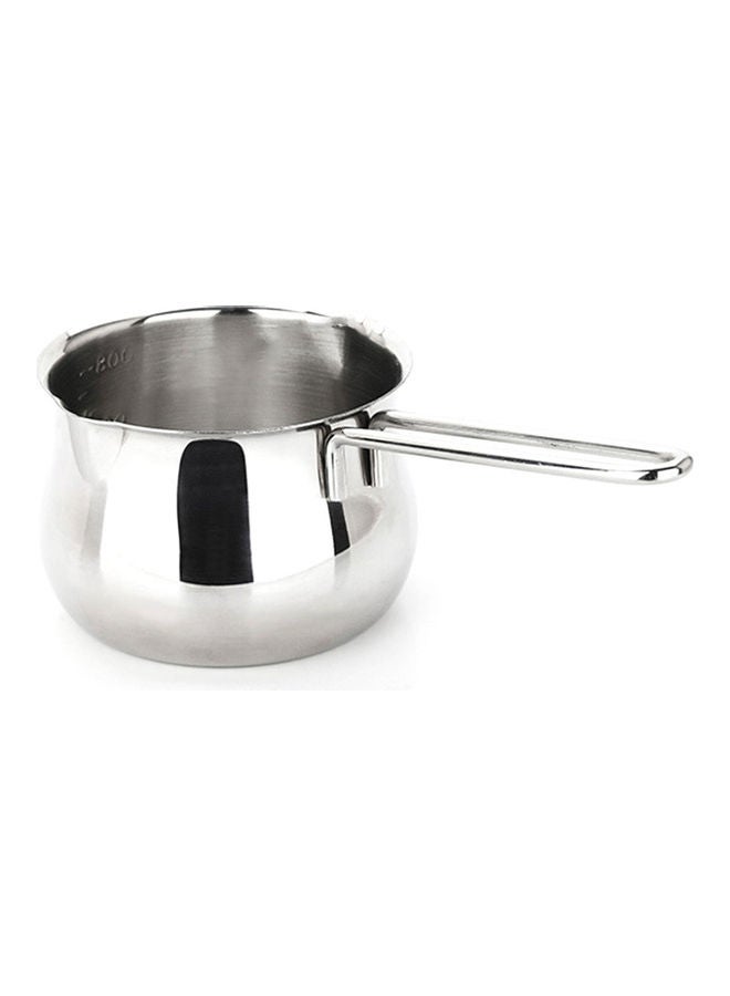 Generic Creative Kitchen Baby Food Non-Stick Pan Milk Pot Butter Chocolate Melted Heating Pot Warmer Pan Silver 25*10*10cm  - Image 1