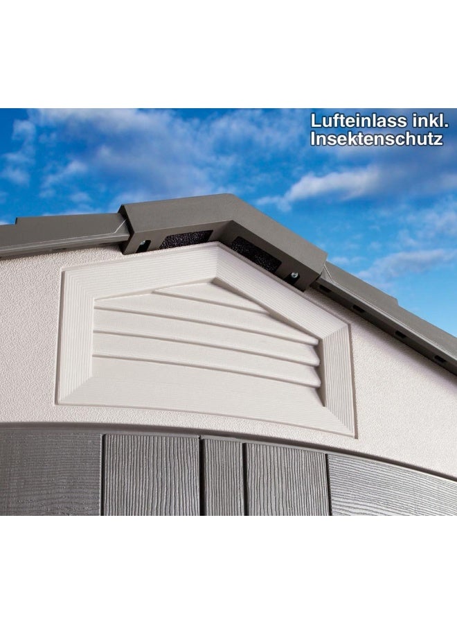 Lifetime - Outdoor Garden Storage Shed - 7 Ft. X 4.5 Ft. tan 214 x 142 x 227cm - Image 1