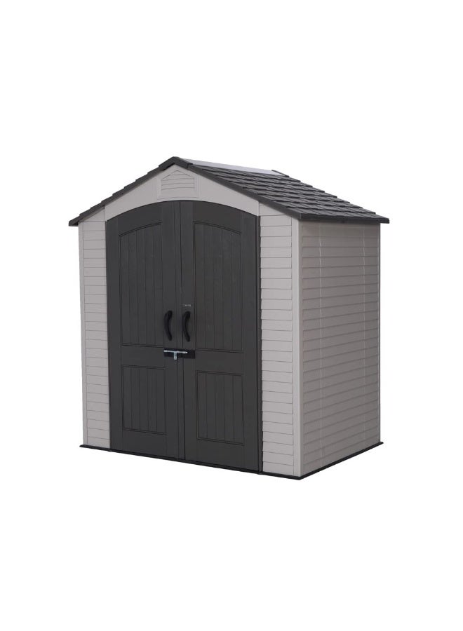 Lifetime - Outdoor Garden Storage Shed - 7 Ft. X 4.5 Ft. tan 214 x 142 x 227cm - Image 1