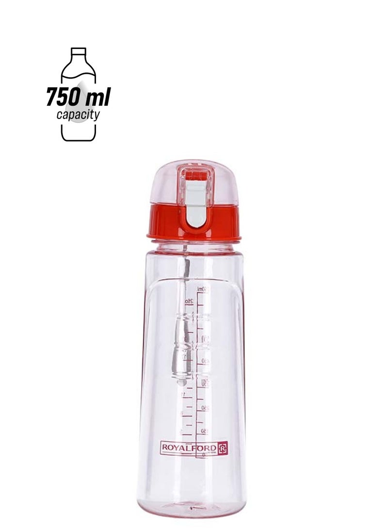 Royalford Water Bottle Pink 750ml  - Image 1