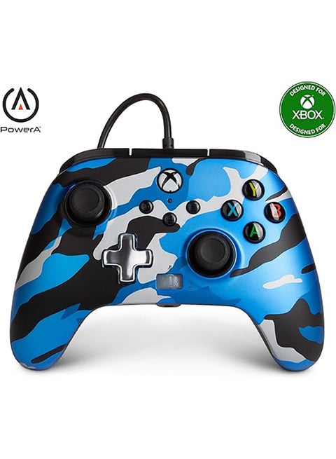 PowerA Enhanced wired controller metallic camo blue (xbox one)