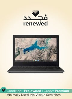 Renewed - 100e Chromebook Laptop With 11.6-Inch Display,AMD A4 Processor/Chrome OS/4GB RAM/32GB eMMC/Integrated AMD Radeon R4 Graphics Black