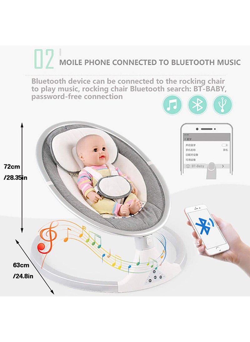 Generic - Baby Durable Electric Portable Rocking Bouncer Chair With Hanging Toys For Children - Image 1