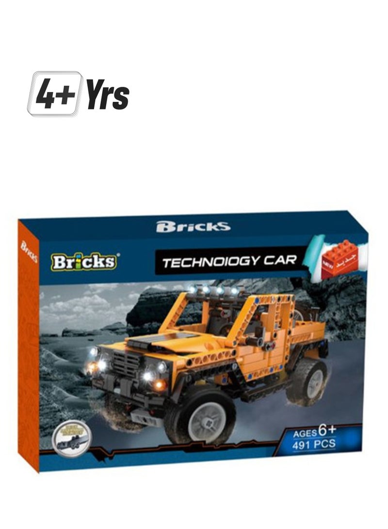 Brick 1977670 491 Pieces Land Rover Blocks Building Set 491 4+ Years - Image 1