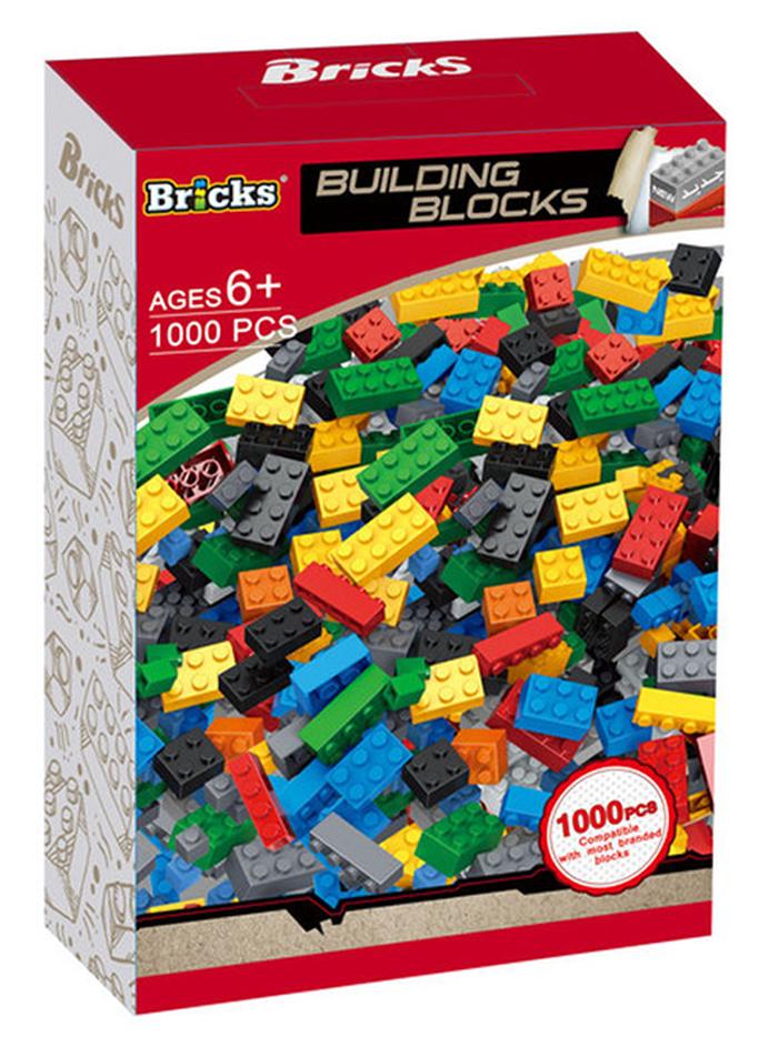Brick 1000 Pcs Bricks Building Blocks  40-1636954 12x32x18cm - Image 1