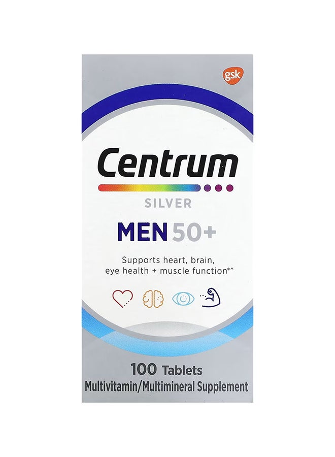 Silver For Men +50, 100 tablets - pnsku/N43192867A/45/_/1698759590/cef597f7-1069-4f93-967c-f2f26ab65315