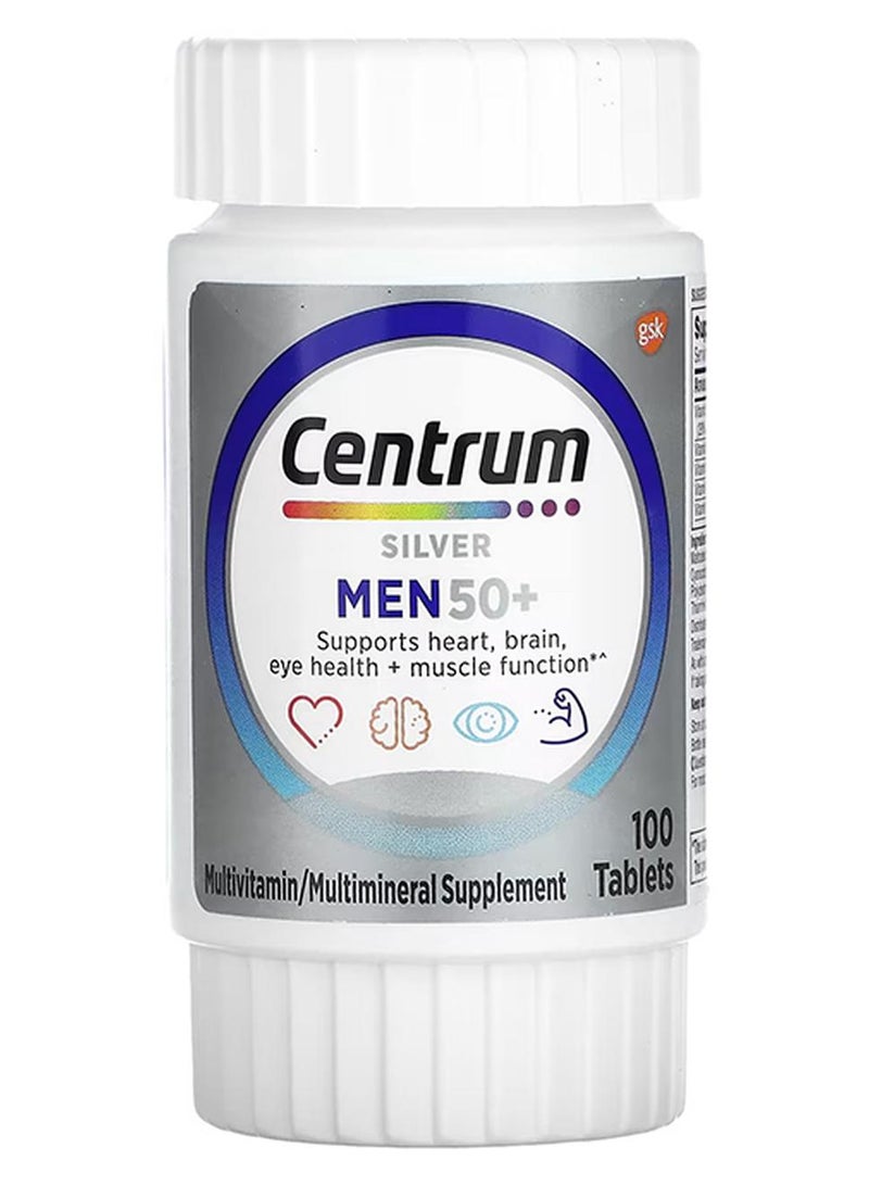 Centrum Silver For Men +50, 100 tablets - Image 1