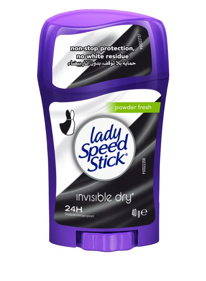 مزيل عرق إنفيزبل دراي بودرة منعشة مضادة للتعرق 40جرام