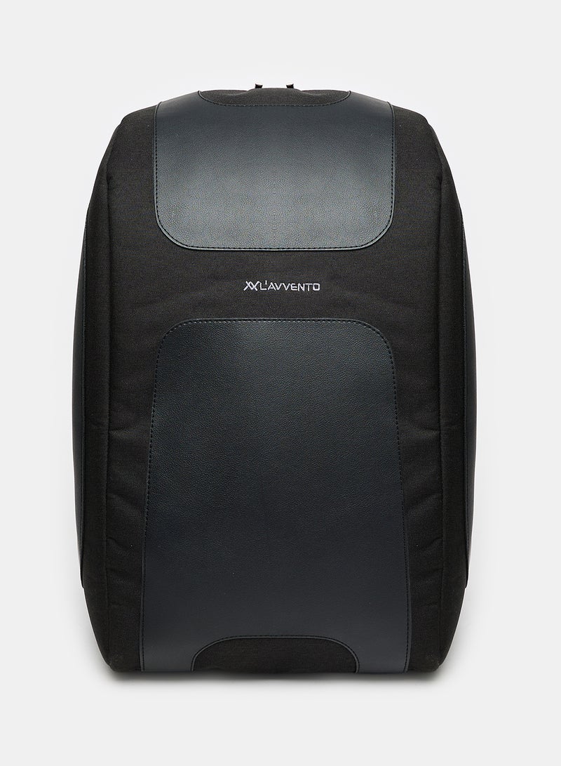 L'avvento - Discovery Nylon Laptop Backpack Bag Black - Image 1