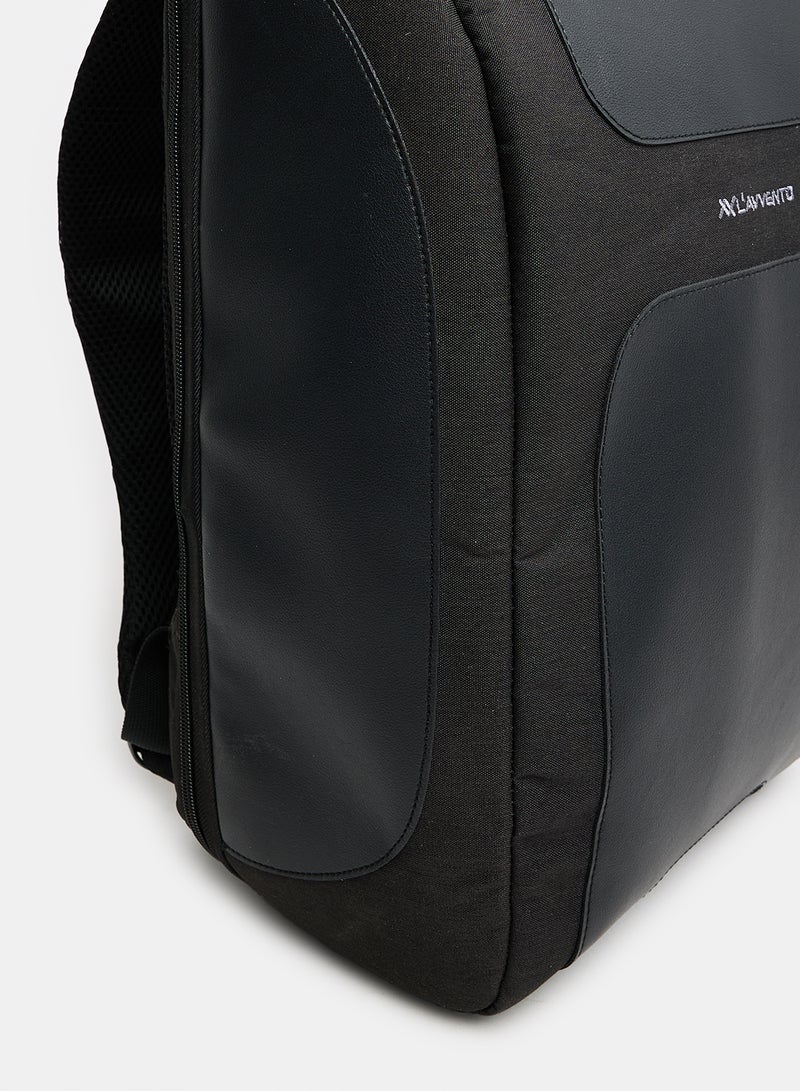 L'avvento - Discovery Nylon Laptop Backpack Bag Black - Image 1