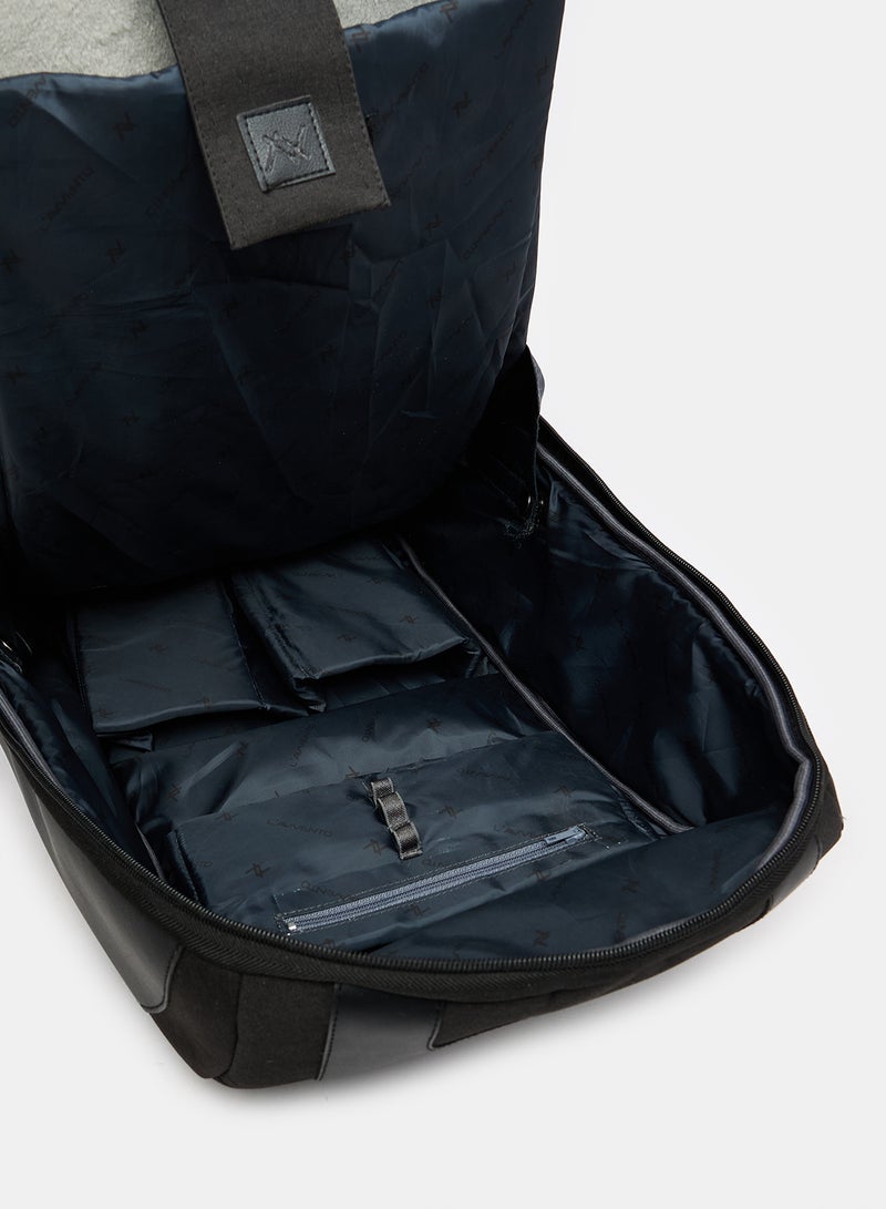 L'avvento - Discovery Nylon Laptop Backpack Bag Black - Image 1