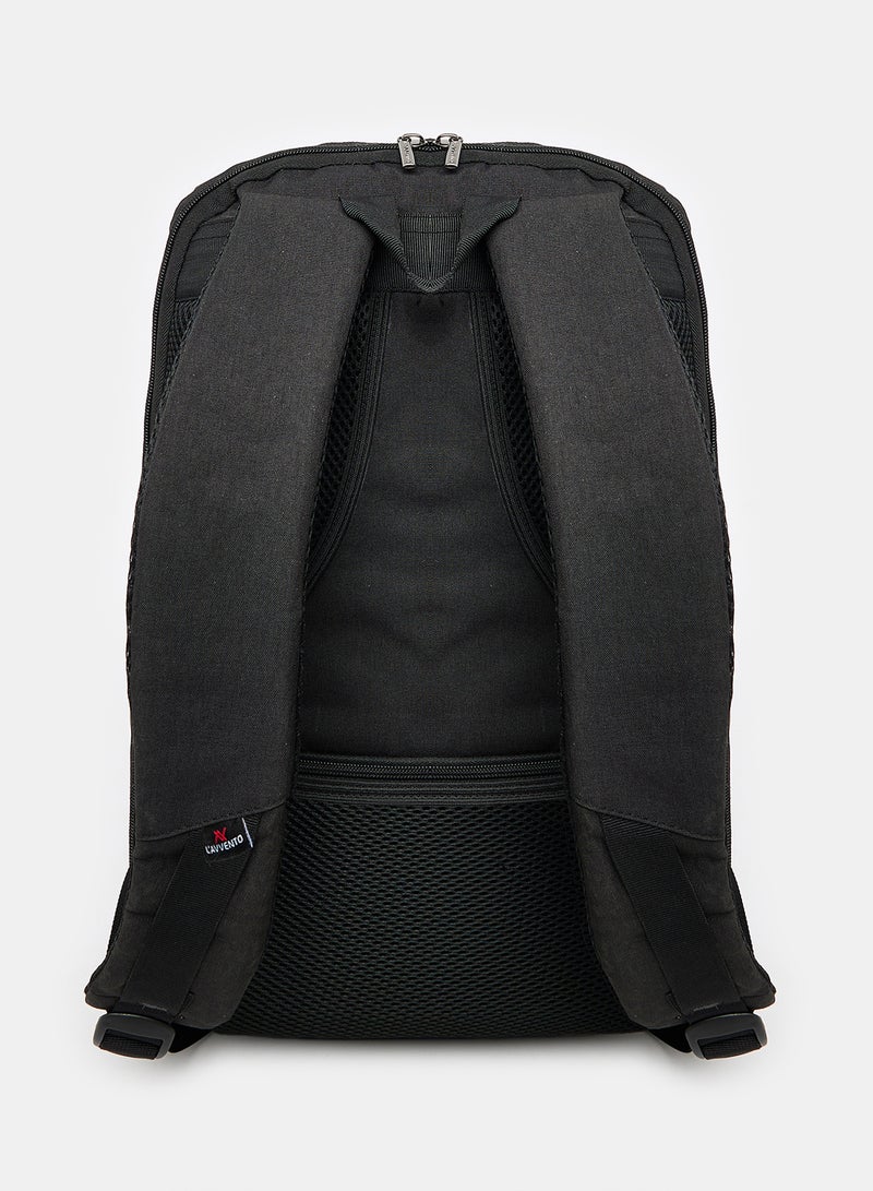 L'avvento - Discovery Nylon Laptop Backpack Bag Black - Image 1