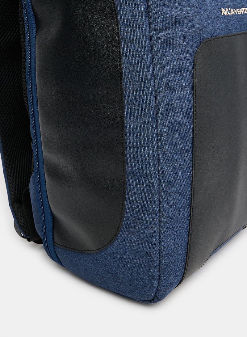 L'avvento Discovery Nylon Laptop Backpack Bag Blue/Black  - Image 3