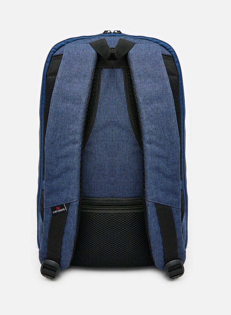 L'avvento Discovery Nylon Laptop Backpack Bag Blue/Black  - Image 2