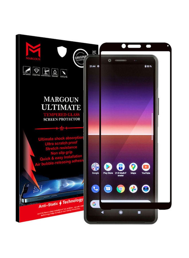 MARGOUN Ultimate 3D Screen Protector For Sony Xperia 10 II Clear/Black - Image 1